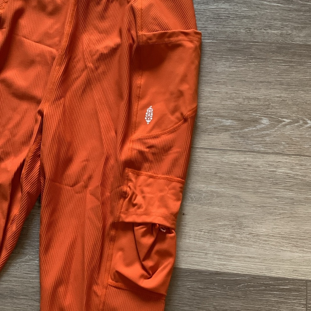 FP MOVEMENT Take A Hike Harem Pants Dried Saffron Terracotta NWT - Picture 7 of 16